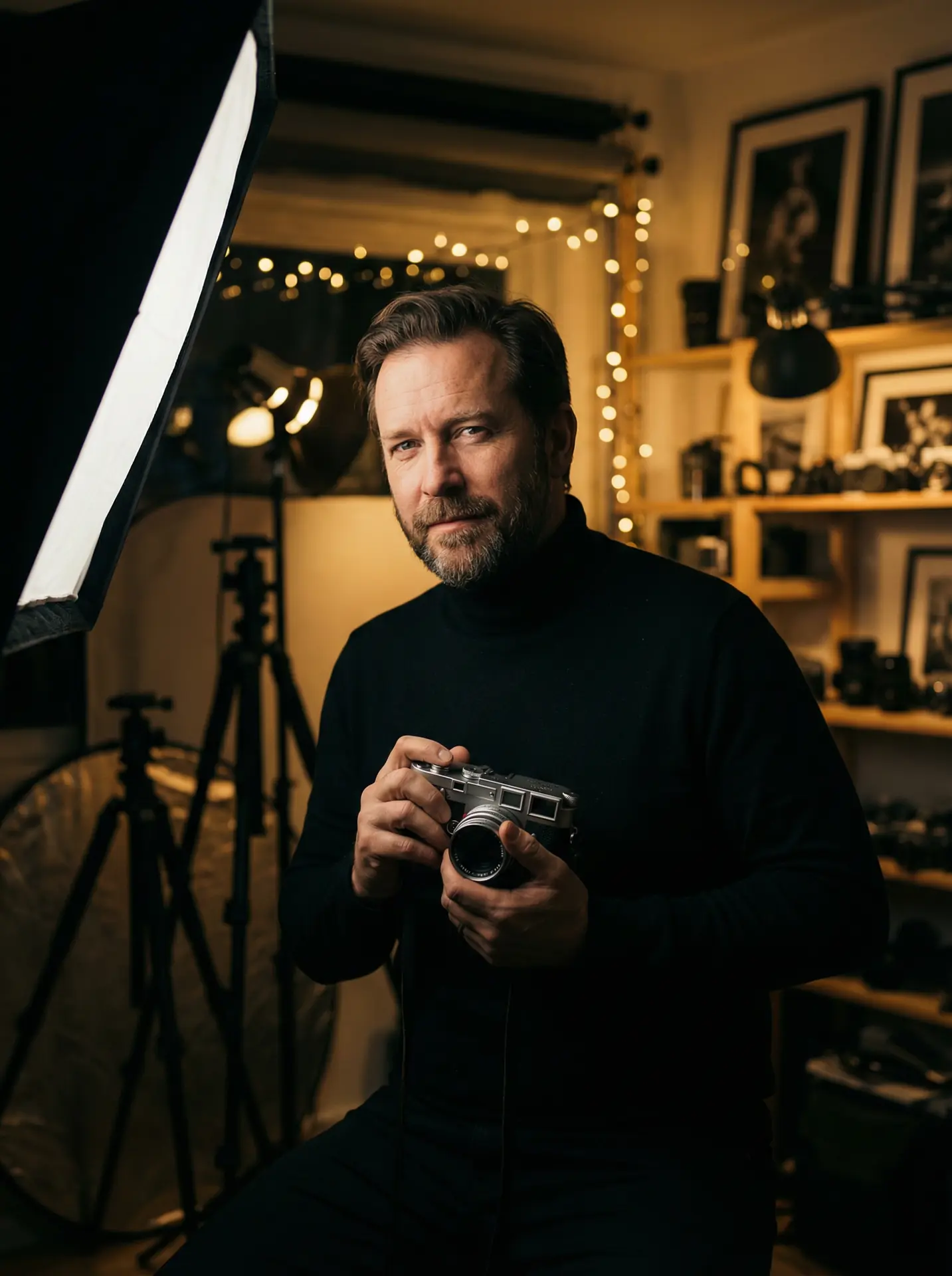 色漫 封面人物 - 摄影师陈墨在工作室中的肖像